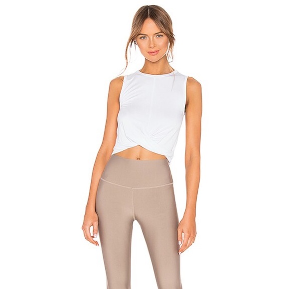 Alo Cover Tank, White Size Small. - Picture 4 of 5